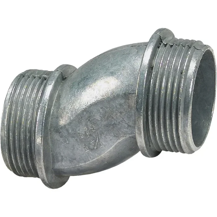 Halex 04020 Rigid Die-Cast Zinc Offset Nipple