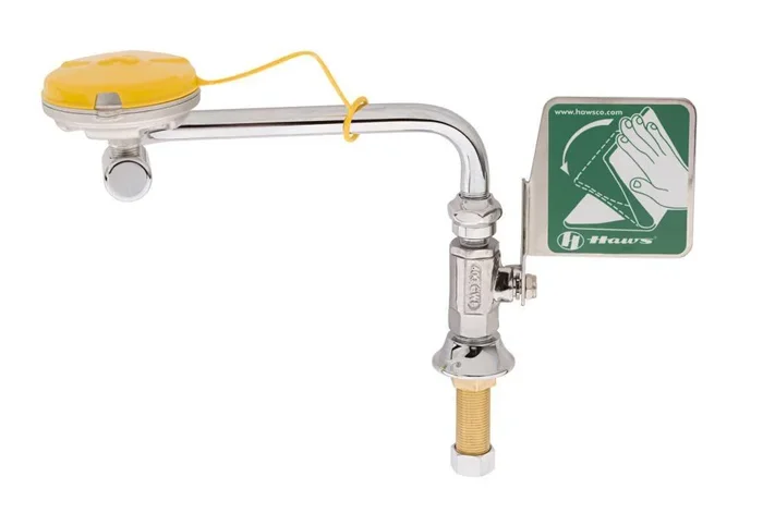 Haws 7612 Axion Sink Mount Deck Mount Swing Away Lab Eyewash