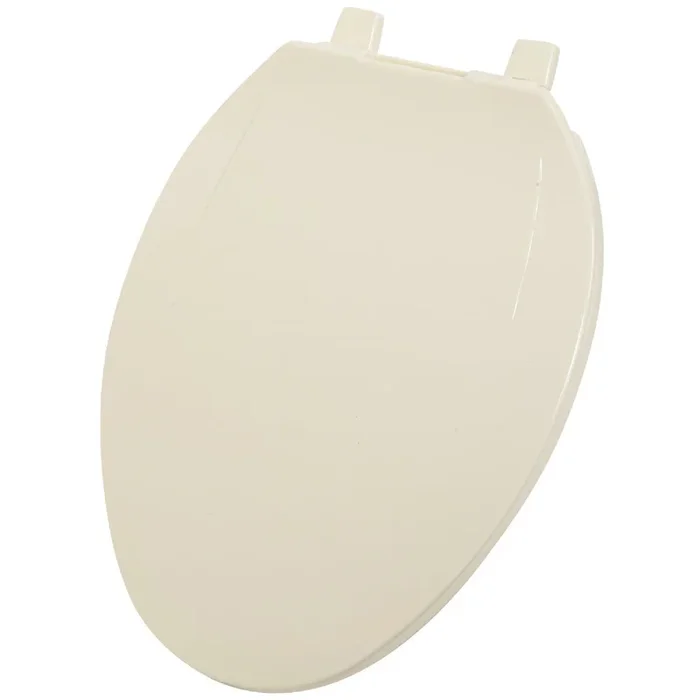 Home Impressions 445496 Elongated Closed Front Bone Plastic Toilet Seat