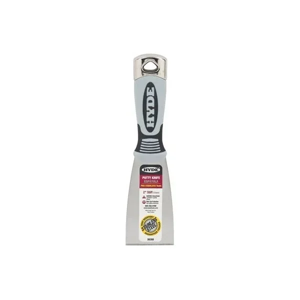 Hyde 06308 Putty Knife 2′ SS Stiff Blade 06308