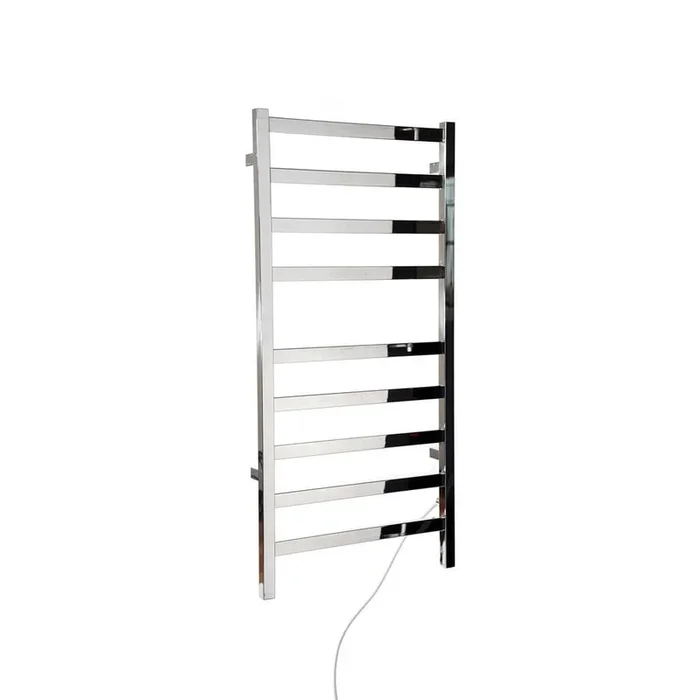 ICO Bath 18”x40” Kontour Square Electric Hardwired Towel Warmer – Chrome