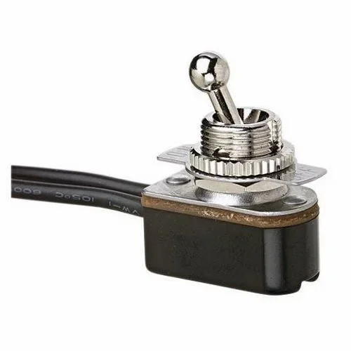 Ideal Industries 774002 3/6 Amp 125/250 VAC SPST On-Off Short Ball Toggle Switch