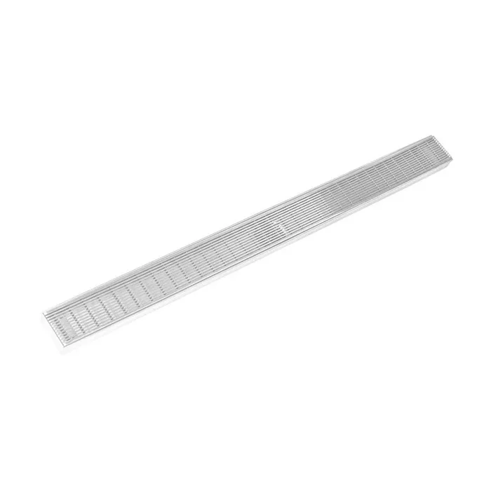 Infinity Drain 32” FX Series Complete Kit with Wedge Wire Grate in Matte White