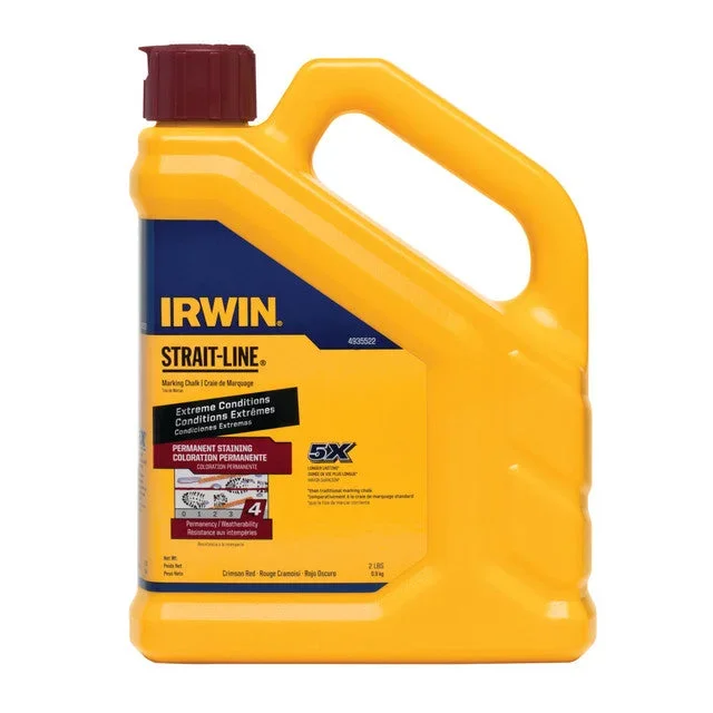 IRWIN 4935522 CHALK 2 LB – CRIMSON RED PERM. STAINING