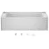 Jacuzzi SG12959 X 60X30 LH SKTD WHIT