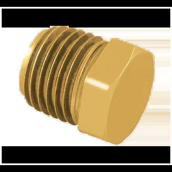 JB Industries 121-C Brass Plug, 3/8 Hex Head (P3)