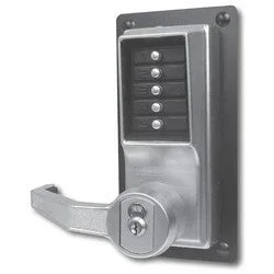 KABA LRP1010-26D-41 Mechanical Pushbutton Lock Heavy Duty Right Hand Combination Entry Satin Chrome with Lever