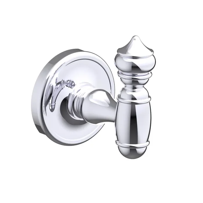 Kartners LYON – Robe Hook-Antique Brass