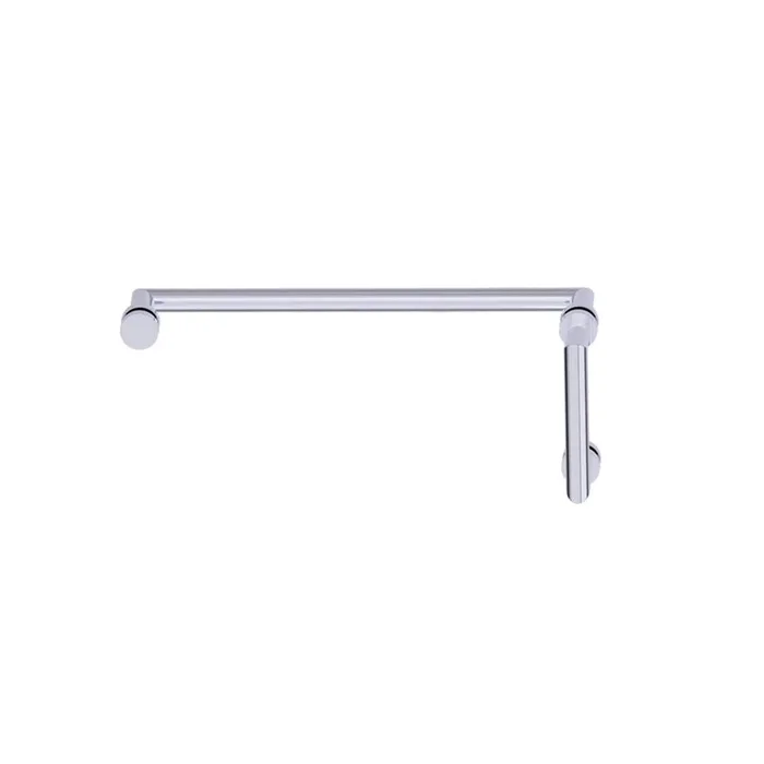 Kartners OSLO – 6-inch x 18-inch Offset Shower Door Handles -Matte White