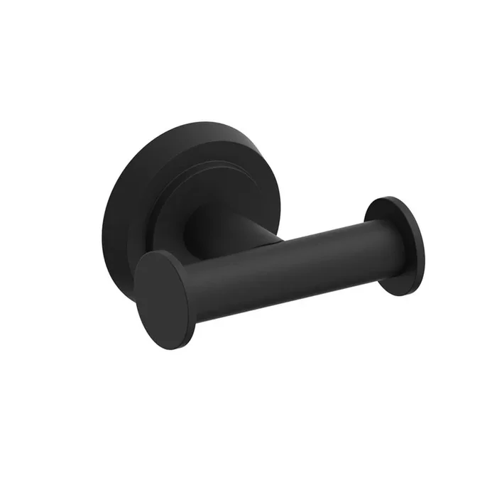 Kartners SOFIA – Double Prong Robe Hook-Matte Black