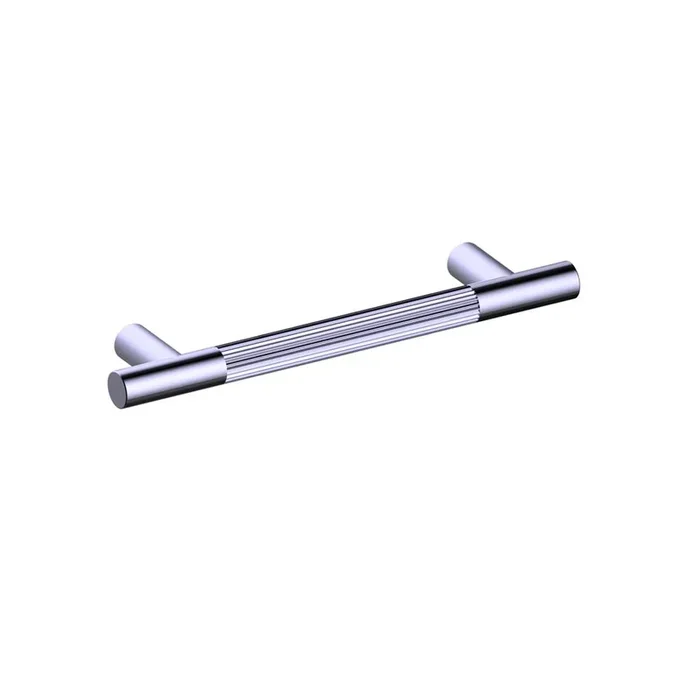Kartners Straight Knurled – 6-inch Cabinet Pull-Titanium