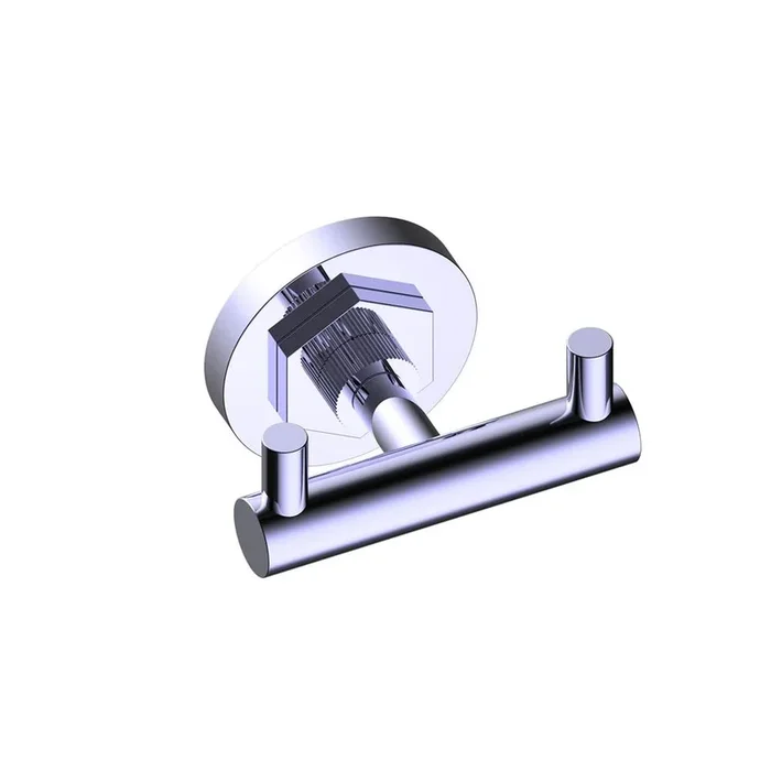 Kartners WINDSOR – Double Prong Robe Hook-Black Nickel