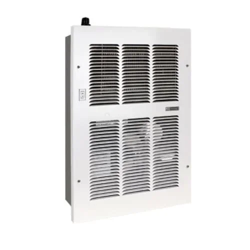 King HM812-6/9-AS/FS-GW Hydronic Wall Heater Med 6250/9500 Btu W/Aqua Switch & Fan Switch White
