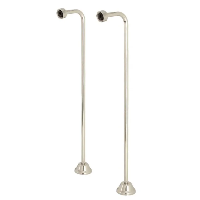 Kingston Brass Single Offset Bath Supply, Polished Nickel