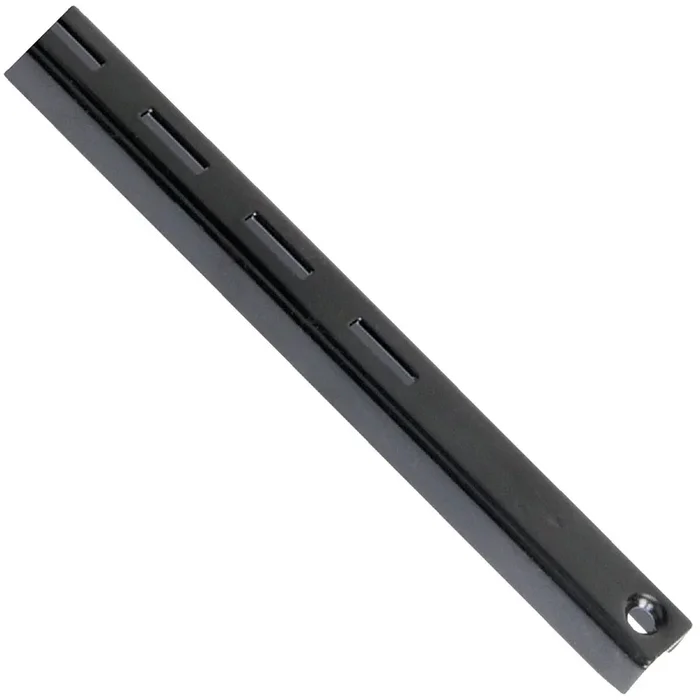 Knape & Vogt 80BLK72 80 Series 72 In. Black Steel Adjustable Shelf Standard