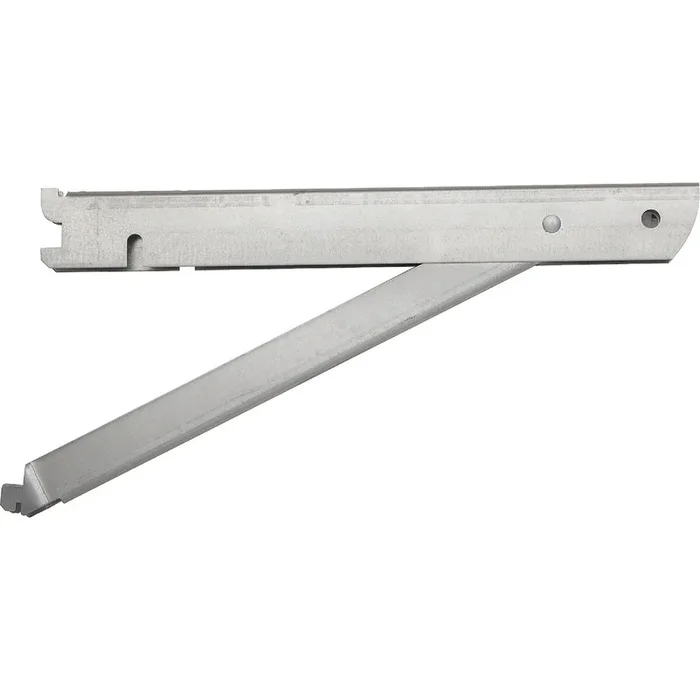 Knape & Vogt BK-0103-14 John Sterling Fast-Mount 13 In. Galvanized Steel Supported Shelf Bracket