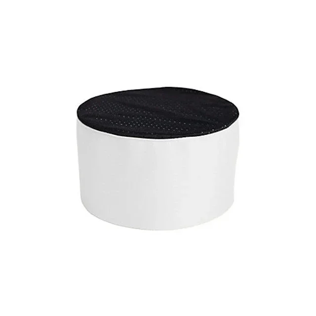 KNG Chef Hat Skull Cap Mesh, White