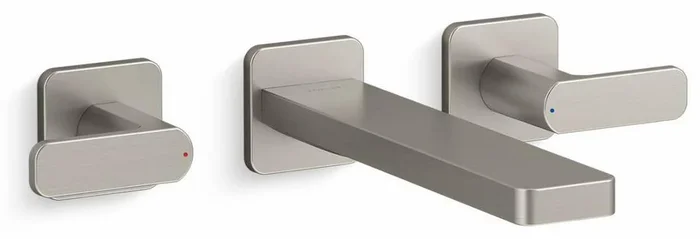 KOHLER T23491-4-BN Parallel Two Handle Wall Mount Filler