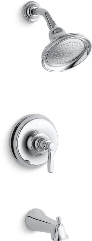 Kohler TS10582-4-CP Bancroft One Handle Single Function Bathtub & Shower Faucet