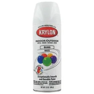 Krylon K01608A07 5-Ball Interior-Exterior Paint Enamel Gray