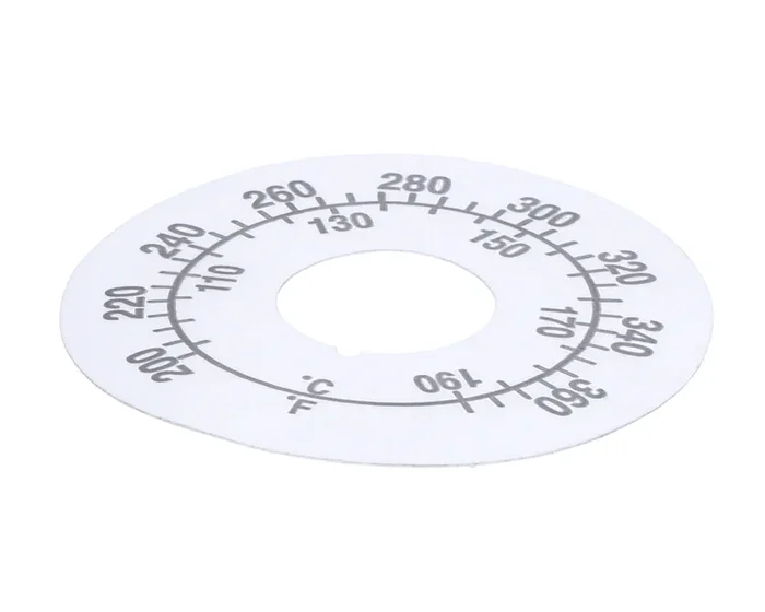 LABEL TMT DIAL ECONO FR YER for Frymaster 8022198