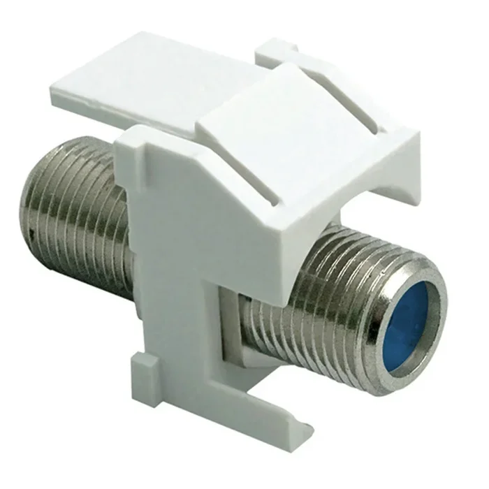 Legrand-On-Q WP3481WH F-Connector Standard Keystone Insert, White