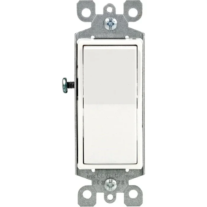Leviton 042-05604-02W Residential 15A White Grounded 4-Way Switch