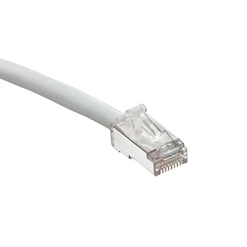 Leviton 6AS10-5S Cat 6A SlimLine Boot Patch Cord 5 ft Grey