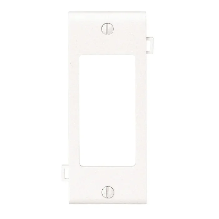 Leviton 905-PSC26-00W 1-Gang Plastic Sectional Rocker Decorator Wall Plate Center Panel, White