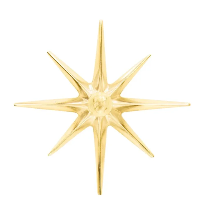 Linkasink 3” Star Vanity Hardware, Small Star Shaped Brass