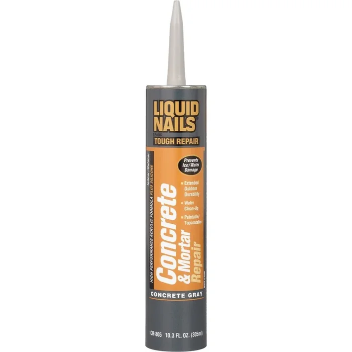 Liquid Nails CR-805 Latex 10.3 Oz Concrete Gray Concrete Sealant