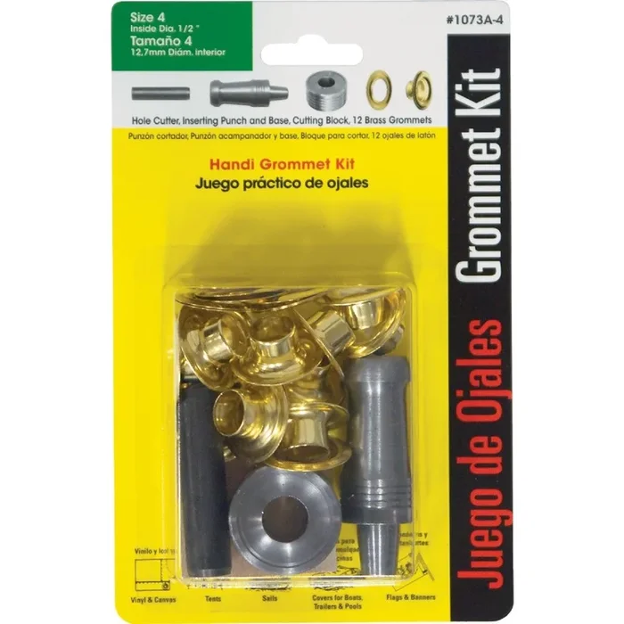 Lord & Hodge 1073A-4 Brass Grommet Kit