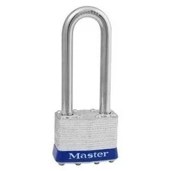 Master Lock 1UPLJ Tumbler Padlock Not Keyed 4-Pin Cylinder 1-3/4 Width 2-1/2 Shackle Clearance