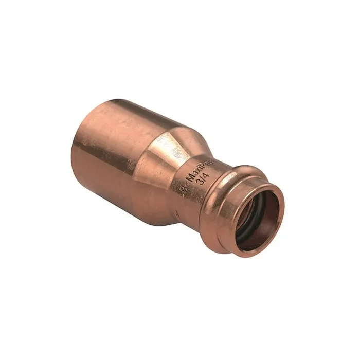 MaxiPro MPA52430060401 3/4 x 1/2 ACR Press Fitting – Fitting Reducer