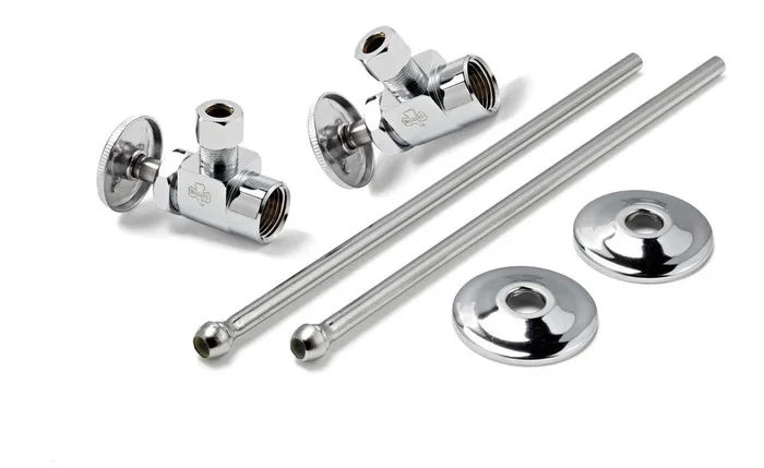 McGuire Manufacturing LFH2165 Sink 1/2 In X 3/8 In X 1-15/16 In Supply Kit In Chrome Plated
