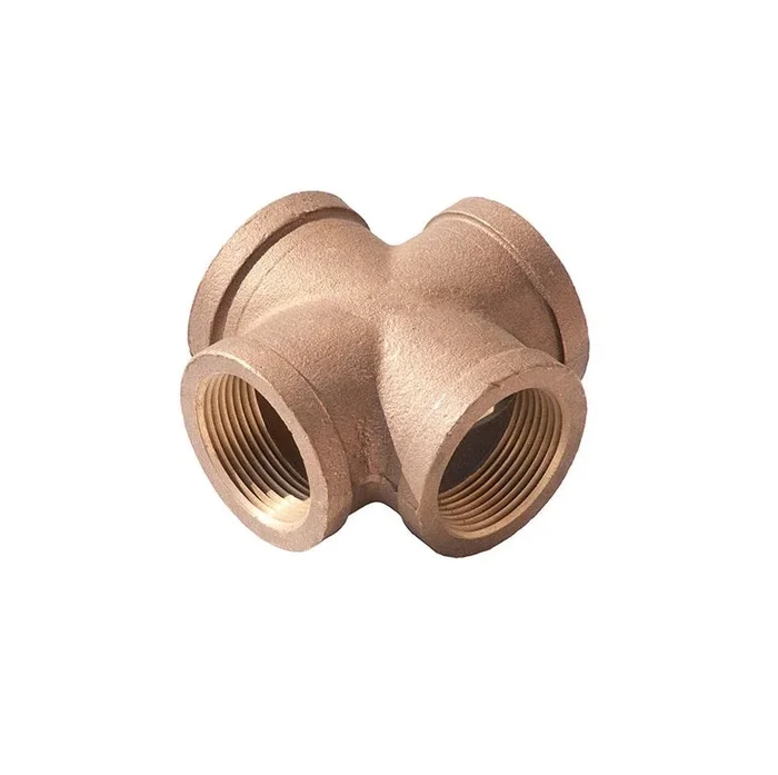 Merit Brass 110-02 Cross 1/8 Brass Thread
