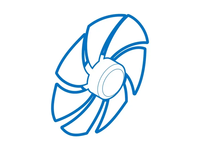 Midea 11002015010407 Fan Motor