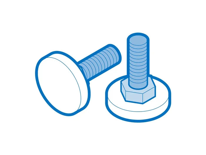 MIDEA 12638100000032 LEVELING LEG
