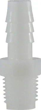 Midland 33005W 1/4 X 1/4 HB X MIP WHT NYLN ADPT