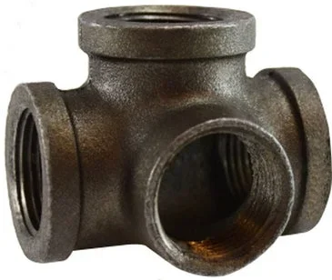 MIDLAND 65387 Black Side Outlet Tee 1-1/2 Inch