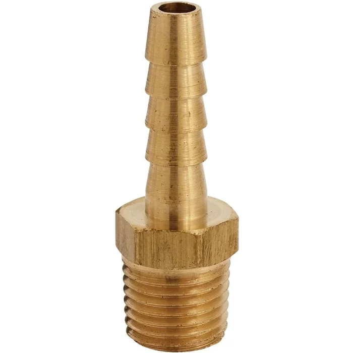 Milton S-600 Barb MNPT Brass Hose End (2-Pack)