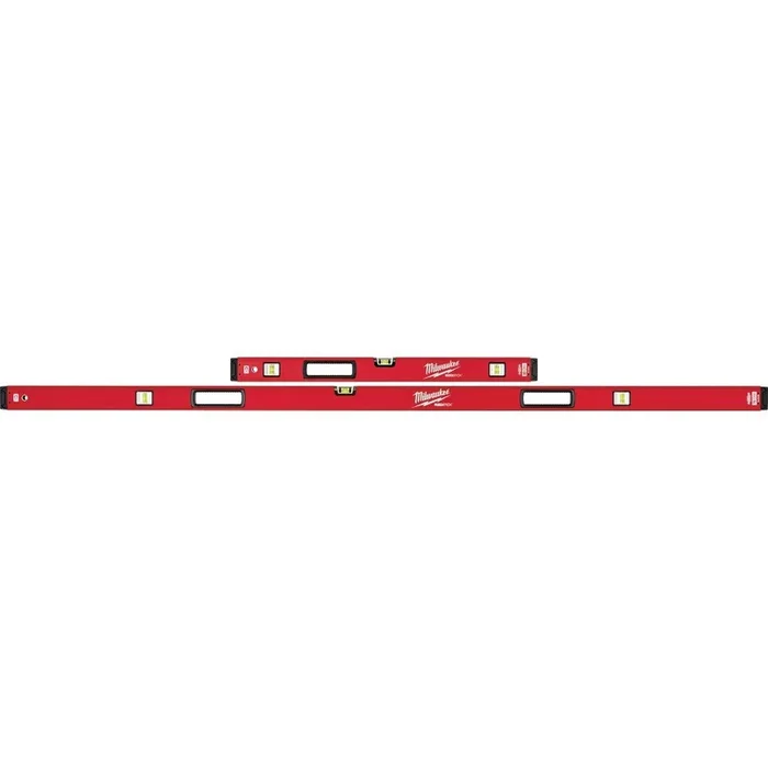 Milwaukee MLBXJBM Redstick 78 In. and 32 In. Aluminum Magnetic Box Level Set
