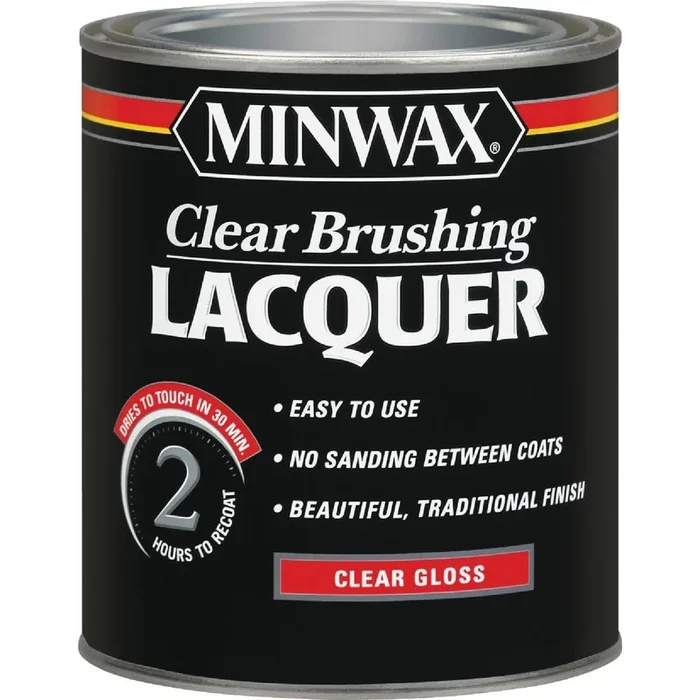 Minwax 155000000 Gloss Clear Brushing Lacquer 1 Qt.