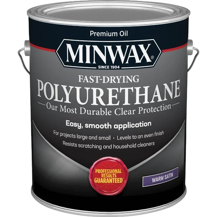 Minwax 71028000 Satin Fast-Drying Interior Polyurethane 1 Gal.