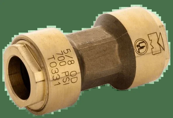Mueller Industries ACP10143 Push Fitting Refrigerant Coupling 3/8