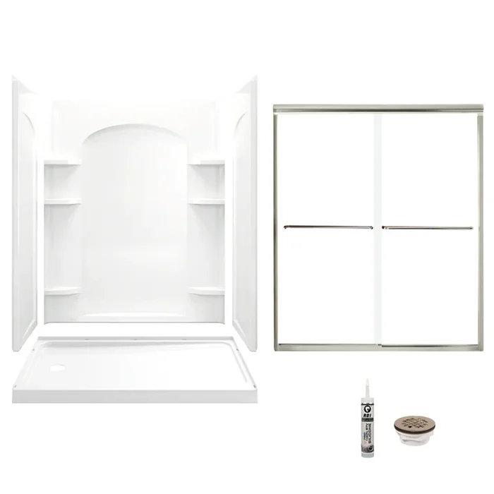 Multi Vendor Kit Parents 7218L-5475NC-0 Shower Kit 60X32 LH WHT 7218L-5475NC-0