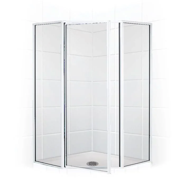 Mustee 36.761 DOOR 36′ NEO-ANGLE CLEAR GLASS/PC TRIM