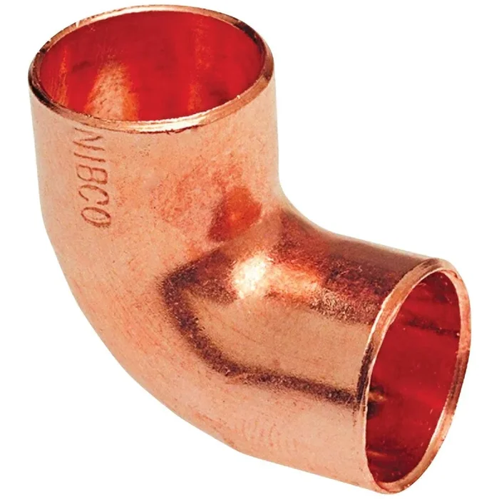 NIBCO W01530D 2 In. CxC 90 Deg. Close Ruff Copper Elbow (1/4 Bend)