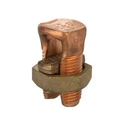 NSI Industries N-1/0 Copper Split Bolt, 4 SOL-1/0 STR