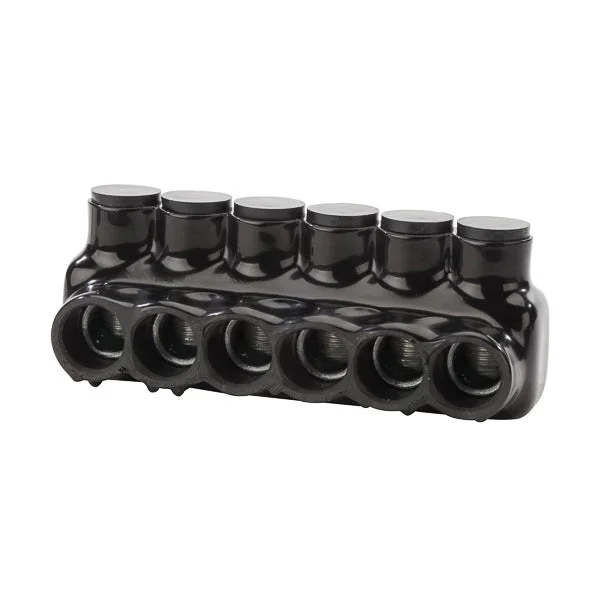 NSI IPLD250-6 IPLD Double Sided Entry Insulated Multi-Tap Connector 600 Volt 6 AWG to 250 kcmil Aluminum/Copper Conductor